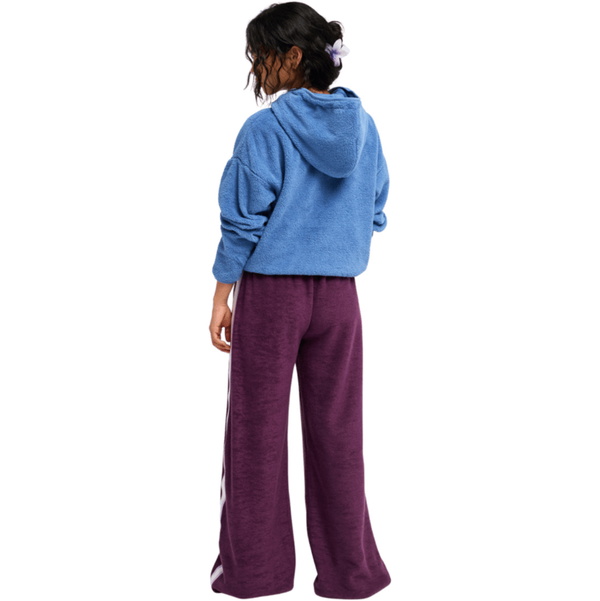 2026 Roxy Womens Cool Calling Sherpa Hoodie ERJPF03168 - Dutch Blue